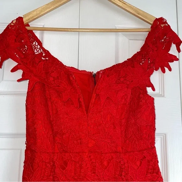 ASTR THE LABEL RED DRESS  SIZE M - Picture 12 of 14